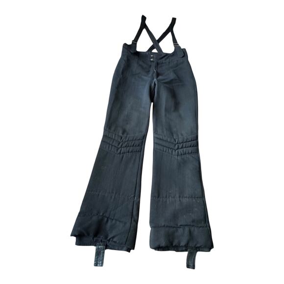 Profile vintage black bib snow pant bib men size 36 tall - Picture 8 of 9